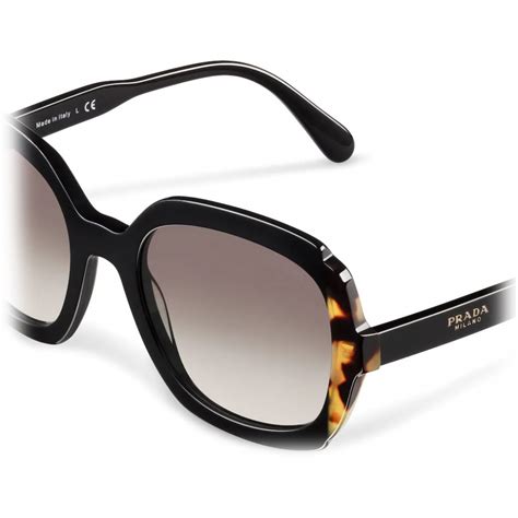 prada womens sunglasses black|Prada women sunglasses black oversized.